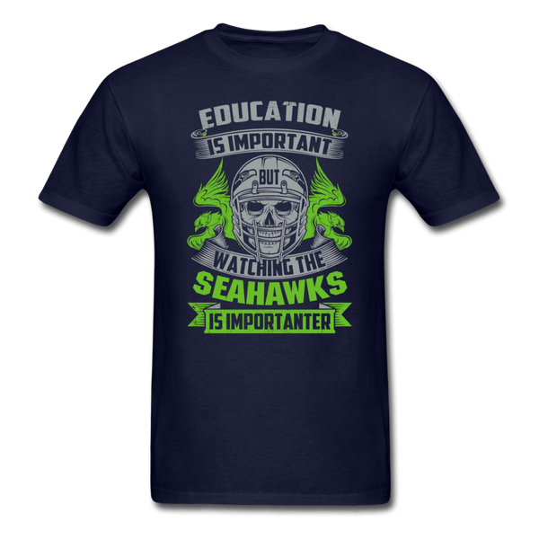 Education is Important T-Shirt - navy