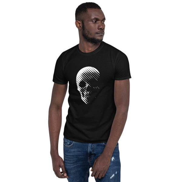 Skull Diagonal Fade - Skull T-Shirt