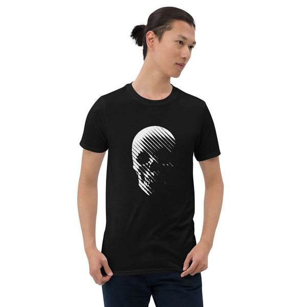 Skull Diagonal Fade - Skull T-Shirt