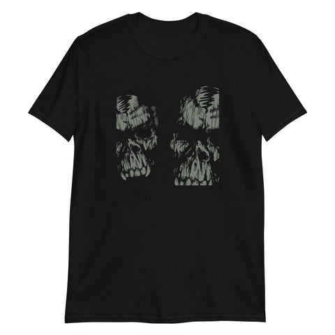 Two Skulls - Skull T-Shirt