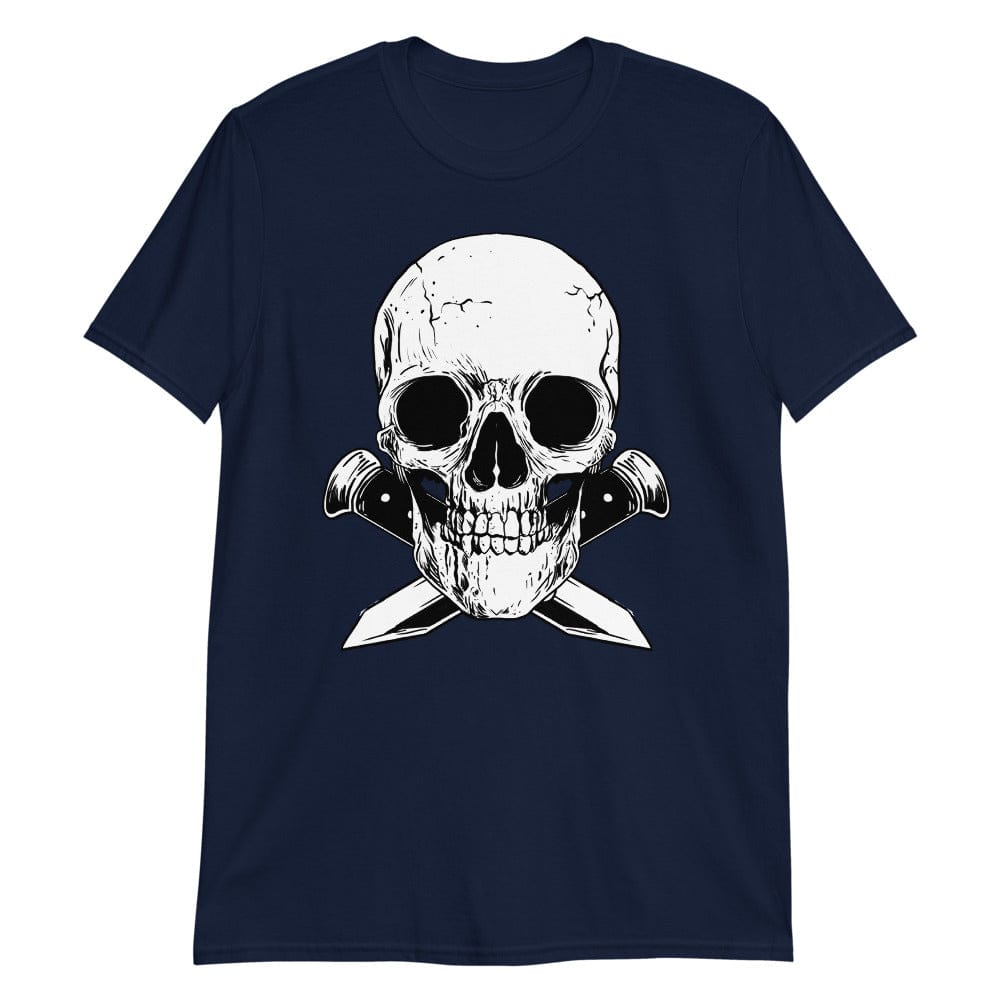 Skull with Knives - T-Shirt