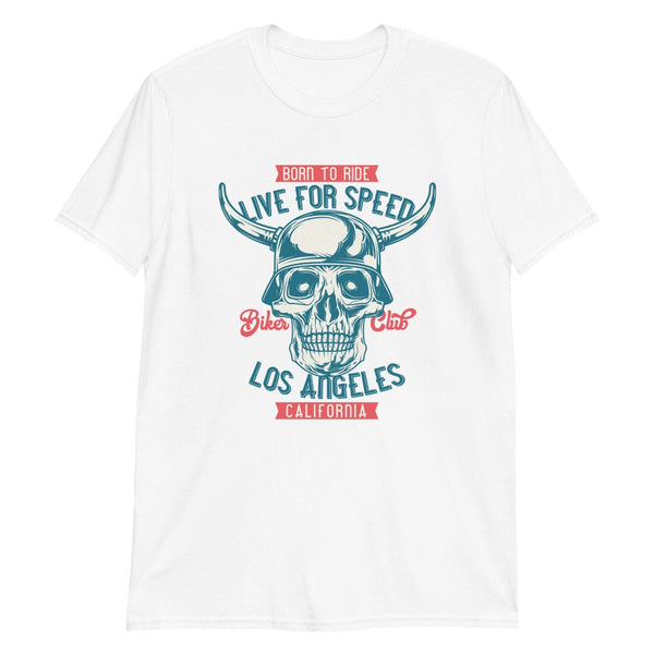 Born To Ride Live For Speed - T-Shirt