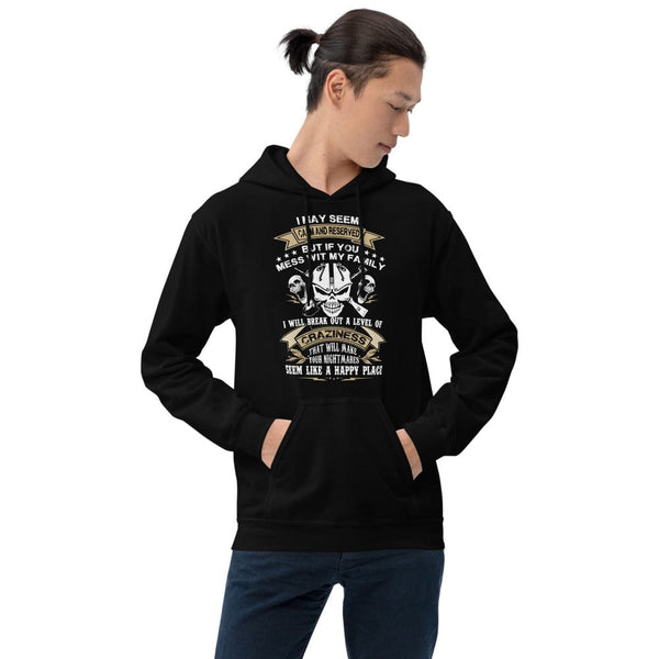 I May Seem Calm And Reserved - Skull Hoodie - up to 5XL