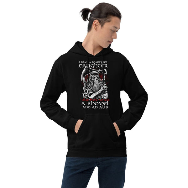 I Have A Beautiful Daughter - Skull Hoodie - up to 5XL